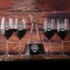 Custom Pinecone Crystal Wine Decanter Gift Set