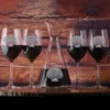 Seashell Engraved Crystal Wine Decanter Gift Set