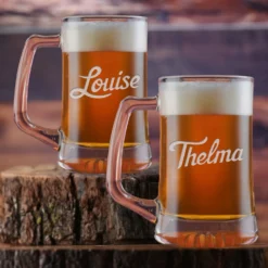 Thelma And Louise Beer Mug Set, Best Friend Gifts
