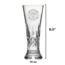 Engraved Crystal Beer Pilsner, PAIR -crystal imagery shop WaterfordPils b3142f2e 5651 458e 9d41 4da122b807cf