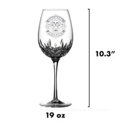 Engraved Monogram Waterford Wine Glass -crystal imagery shop WaterfordWine d22a483a 5755 4d8e a924 71d80c9744b0