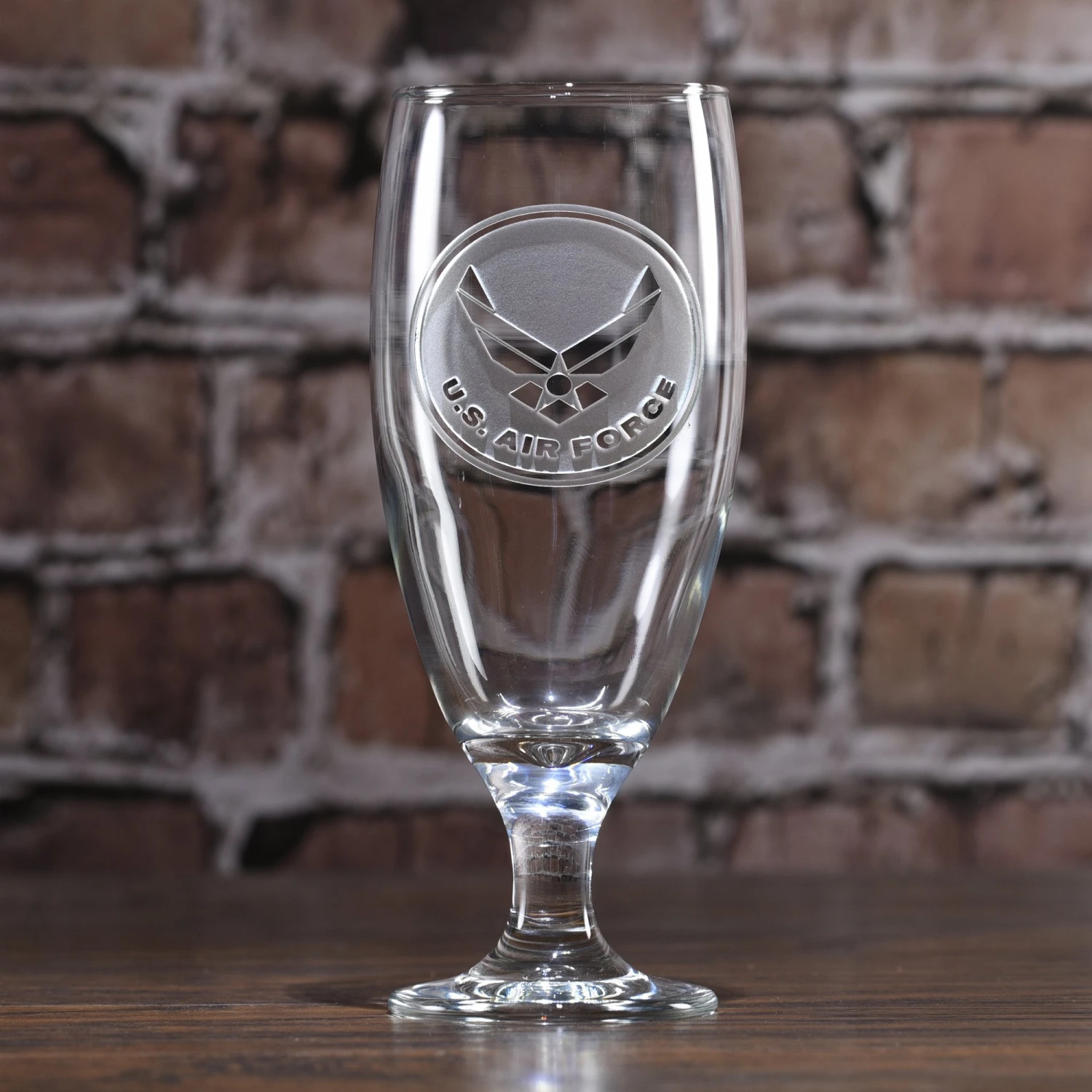 Engraved Air Force Goblet, Military Gifts 2 Engraved Air Force Goblet, Military Gifts - Image 2