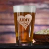 Army Wife Pint Pub Beer Glass