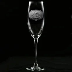 Wedding Bridal Party Champagne Flutes Glasses Set Of 4 -crystal imagery shop bridal party champagne flutes