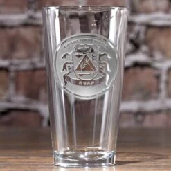 BSAP - Utility Of Force Pub Glasses (set Of 4) -crystal imagery shop bsap pub