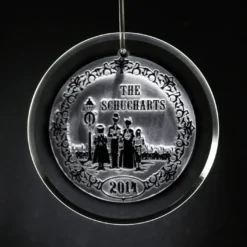 Engraved Family Christmas Ornament