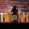 Your Own Logo Beer Growler, Pint Pub Glass Set