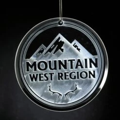 Your Logo Glass Ornament