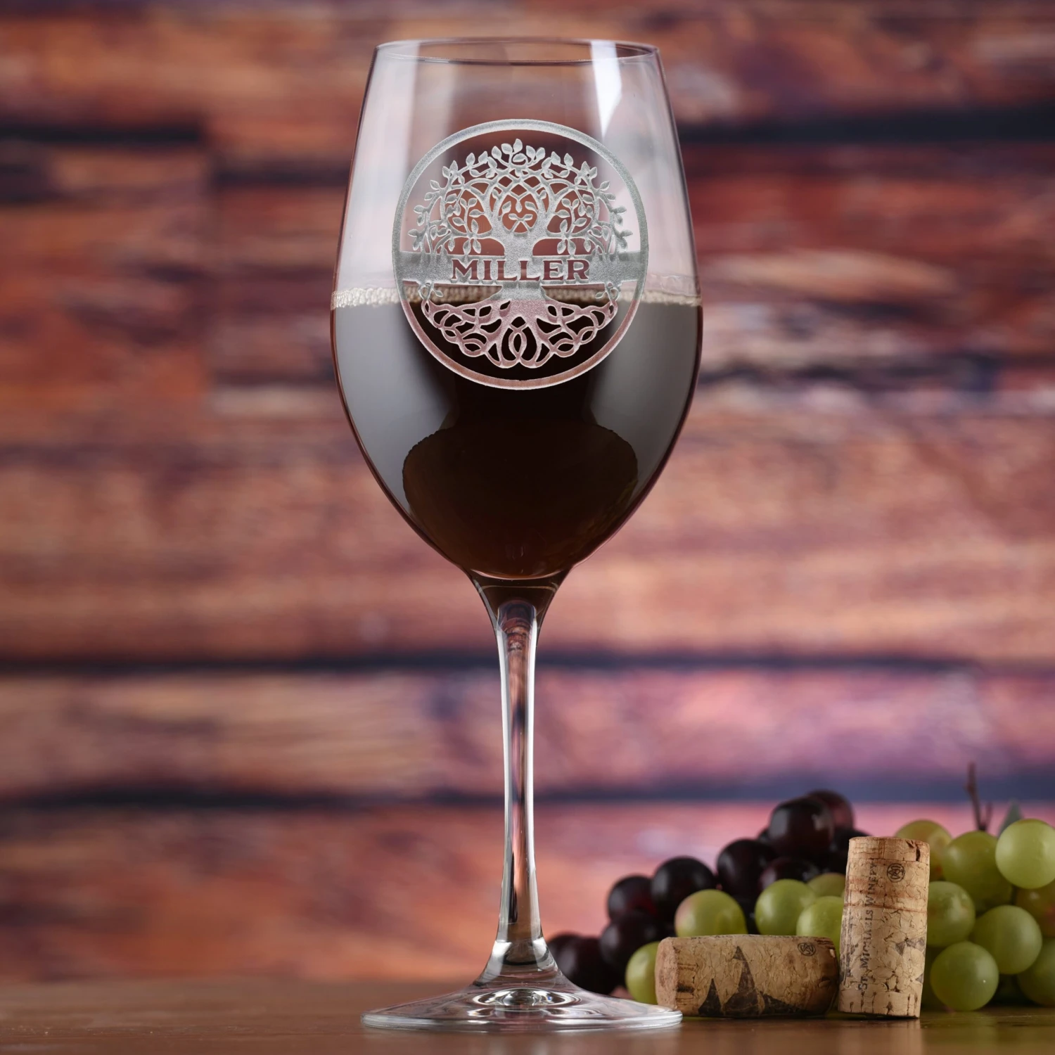 Family Tree Engraved Stolzle Crystal Red Wine Glass Gift 1 Family Tree Engraved Stolzle Crystal Red Wine Glass Gift