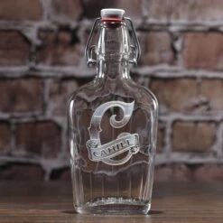 Carnivale Personalized Engraved Bourbon Flask -crystal imagery shop m75flask