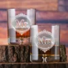 Engraved Mr. And Mrs. Whiskey Glasses