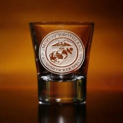 Custom Logo Shot Glasses -crystal imagery shop my logo shot glass