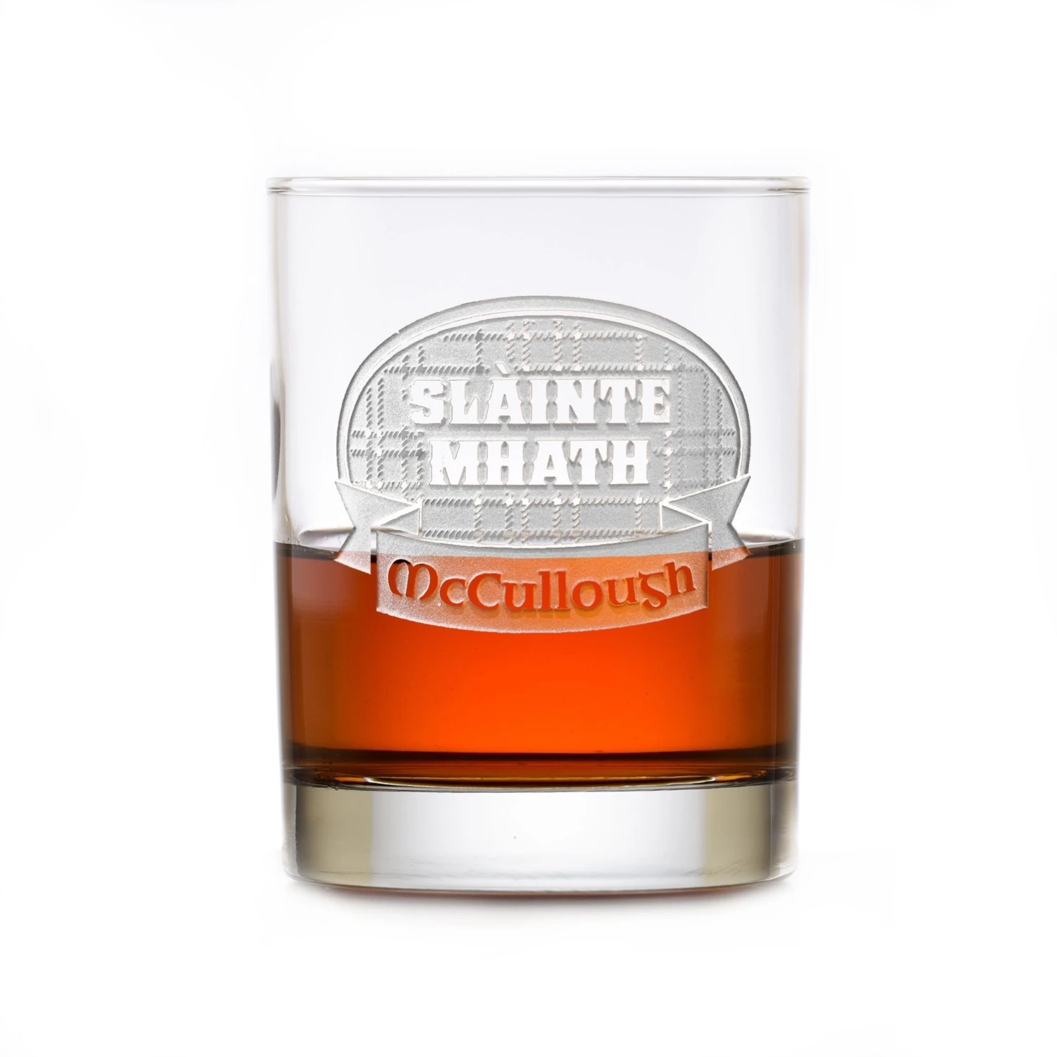 Scottish Slainte Mhath Engraved Rocks Whisky Glass Gift 2 Scottish Slainte Mhath Engraved Rocks Whisky Glass Gift - Image 2
