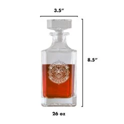 Personalized Square Whiskey Decanter -crystal imagery shop sqdec 8b5c7189 2111 468f af6a 2357e4e24d7c