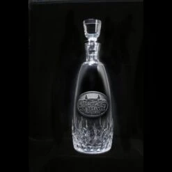 Logo Engraved Waterford Crystal Decanter -crystal imagery shop waterford decanter logo